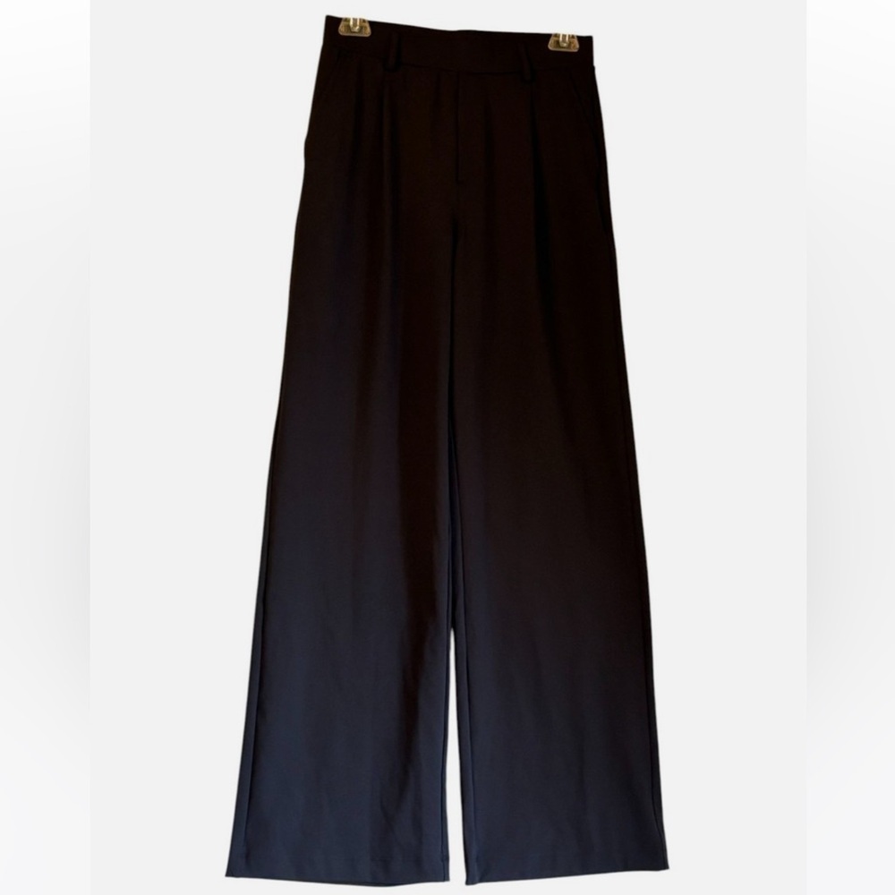 NEW Halara Black Pleated Athleisure Work Pants Stretch Size Sm